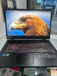 Acer nitro5 17吋 RTX 3050ti 165Hz i7-12700H 32G 台東 電競 筆電 宏碁