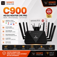 C900 4G LTE WiFi 6 Modem Router SIM Card CPE | Modified Bypass Hotspot | 32 Users | Type-C Home WiFi