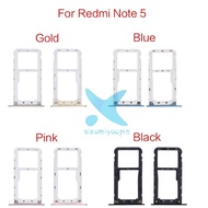 Sim Reader Card Slot Holder Port For Redmi Note 5 Sim Card Reader Tray Socket Slot Holder