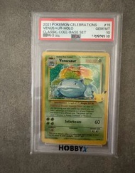 PTCG 寵物小精靈 寶可夢卡 美版 寵物小精靈 寶可夢卡 妙蛙花 2021 POKEMON CELEBRATIONS CLASSIC COLLECTION #15 VENUSAUR-HOLO CLA