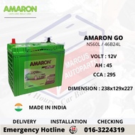 AMARON GO NS60L | 46B24L AUTOMOTIVE CAR BATTERY