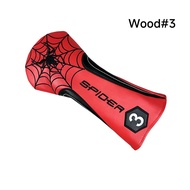 Spider Golf Wood Club Cover Club Protector 1/3/5/UT Head Cover Driver Fairway Wood Club Cover UT Hyb