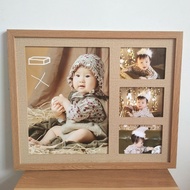 Faux wood photo frame size 60x50
