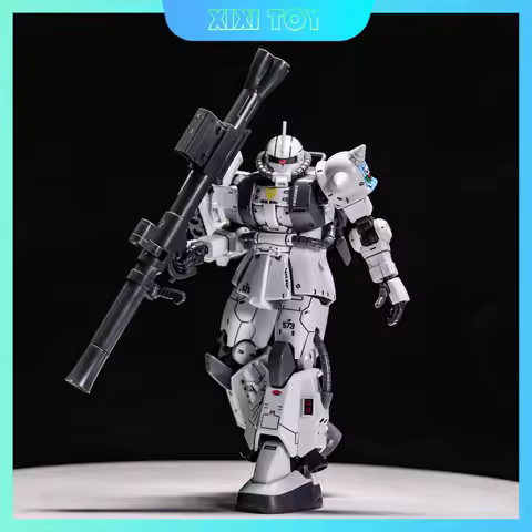 1/144 HG White Wolf MS-06R-1A GTO Zaku 2 Assembly Model Kit Desktop Decorations Animation Collectibl