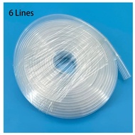 5m/lot Solvent Ink Tube 6 Lines Feeding Tube For large format Printer Ink System hose ink line tube