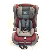 Global House NINO WORLD คาร์ซีทเด็ก 9 เดือน - 12 ขวบ รุ่น NN02-RG ขนาด 45X42X70 ซม. สีแดง-เทา รับประ