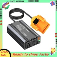 Power Inverter 300W Car Type-C PD65W USB A 18W for Li-Ion Battery Outdoor Power Station Generator