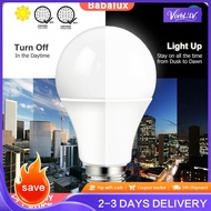 [Low Price] Dusk To Dawn Led Bulb E27 5W 9W 12W Saving AC110V-220V White Light And Warm Light Smart 