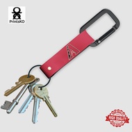 Carabiner Keychain with Major League Baseball Baseball - Design