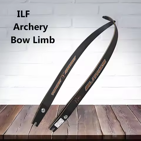 1pair Slither 3K Carbon Bamboo 30-55lbs 60/62/64inch ILF bow limbs for Slither 19inch bow Riser Arch