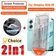 2 IN 1 Tempered Glass Film for Oneplus Nord N30 Glass Film for Oneplus Nord N30 N20 SE N10 N300 N200