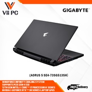 GIGABYTE AORUS 5 SE4-73SG513SH 15.6" FHD 360Hz  Intel 12Gen i7-12700H RTX 3070 8GB*2 DDR4 3200 Gen4 