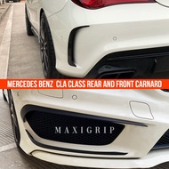 Mercedes benz W117 CLA class front canard rear carnard bumper carnard CLA W117 accessories AMG CLA20