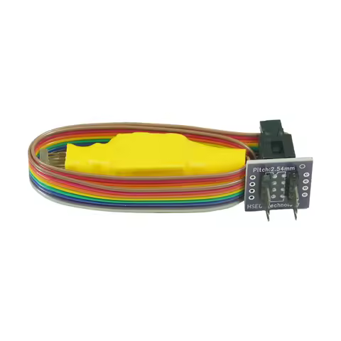 200 208mil SOIC8 SOP8 Test Clip For EEPROM 93CXX/25CXX/24CXX programming on USB Programmer TL866 RT8