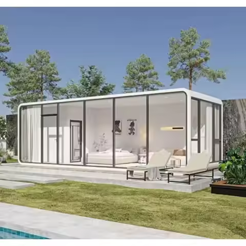 YG Customized Design Prefab Luxury Villas Apple Cabin Apple Pod Tiny House Container Home