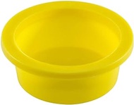 Caplugs 99191400 Plastic Tapered Cap and Plug with Wide Thick Flange WW-221, PE-LD, Cap OD 2.015" Plug ID 2.228", Yellow (Pack of 100)