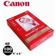Canon GP-508 Glossy Photo Paper - 100 Sheets (4R / 4"x6" / 10x15cm) / PAPER ONE 75G A4 500S &CANON G