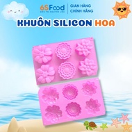 Flower Silicone Mold for Jelly, Pudding, Panna Cotta,... Many Cute Models - 6SFOOD