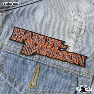 Harley-Davidson Embroidery patches For Jacket or Vest size 11x3.7cm. model p7aa52-0673