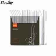 Bluesky Reusable Glass Straws (16 Packs)
