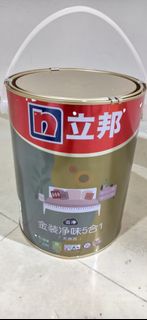 立邦金裝V2 五合一淨味 乳膠漆全新 5L 白色 生產日期近 Nippon Paint裝修 油漆五升 5合1