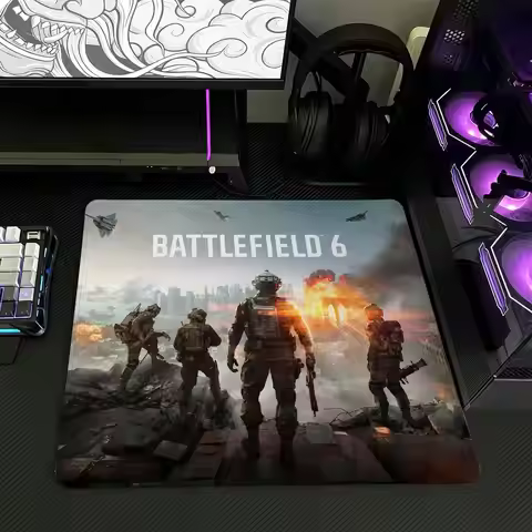Battlefield 6 Mouse Pad Regular gaming mouse pad Office mouse pad Laptop desk mat Stitched edge S/M/