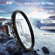 Camera Lens Filter 30-95mm ND2 To ND400 ND2-ND400 Slim Fader Variable Adjustable ND Neutral Density 