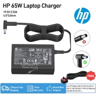 65W HP Laptop Charger for EliteBook Charger 840 850 845 830 820 G3/G8/G5/G6/G7/G4 4.5*3.0mm with Pow