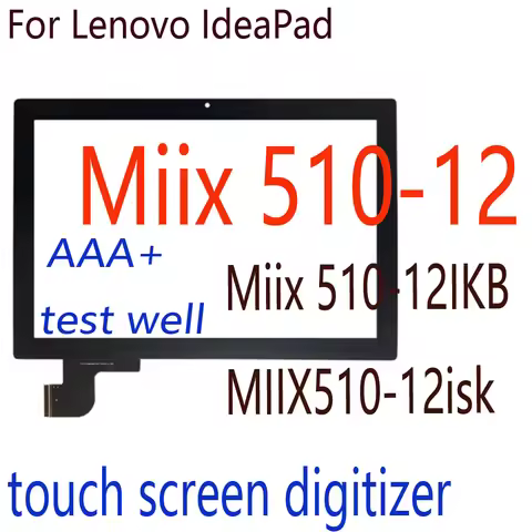 Test 12'' LCD For Lenovo IdeaPad MIIX510-12isk MIIX510-12 miix 510-12IKB 80XE LCD Display Touch Scre