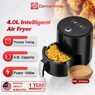 Air fryer 4L Oil-free fryer Air fryer Large-Capacity Touch Screen Multifunction Oven Kitchen Appliances Oil Free空氣炸鍋