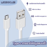 สายชาร์จ MircoUSB Fast Charging Cable1เมตร สำหรับ Samsung J3/J5/S4/S6/S7/Note5/3HuaweiP8, Xiaomi,Sony,OPPO R9 R11 F11 A5 A83 F7.VIVO Android Smartphone,HTC,PS4and More