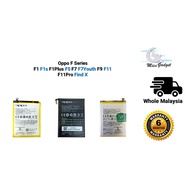 MG Compatible for OPPO F1 Plus F11 Pro F1s F5 F7 Youth F9 Find X Battery Batteri