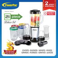 PowerPac Blender 21 Piece Bullet Blender Deluxe Set (PPBL321)