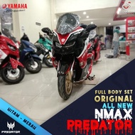 FullBody Set All New Nmax Predator 2020 - Hitam Merah Putih AIRBRUSH