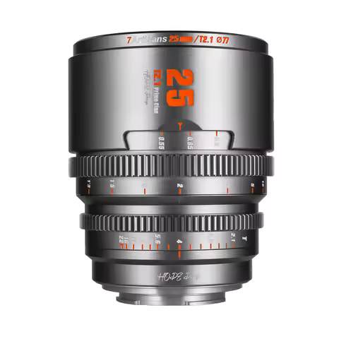 7artisans S35 Frame 25mm T2.1 Prime Lens for Studio Cine Portrait Photography with Sony E Fujifilm X