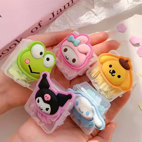 Sanrio Kuromi My melody KEROKERO KEROPPI Kawaii travel portable disposable hand soap tablets student