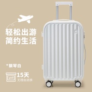 Vali Du Lịch Đa Năng Cho Nữ 24 Inch Có Khóa Mật Khẩu 20 Inch Có Bánh Xe Đa Năng Im Lặng Vali Bằng Da