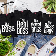 The Boss The Real Boss The Boss Baby The Actual Boss Family Shirt
