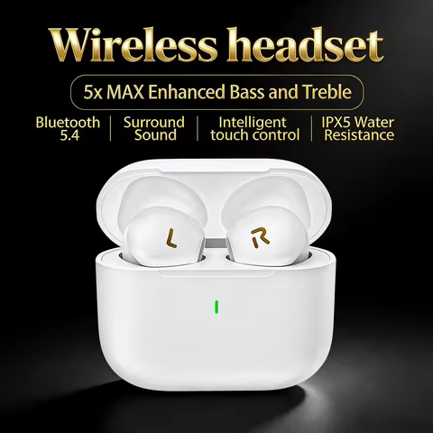 A6L-TWS Wireless Bluetooth Headset 5.4 Headphone Mini Earphone With Mic Charging Box One Pods Blueto