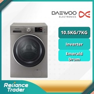 DAEWOO 10.5Kg/7Kg Washer Dryer DWC-ED1411P Washing Machine MESIN BASUH