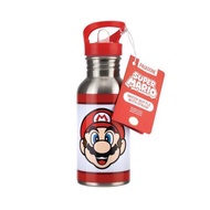 【最佳禮物】官方授權Paladone瑪利歐500mL金屬運動水壺連飲管