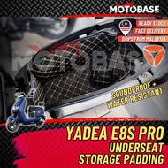 YADEA E8S PRO Under Seat Storage Leather Padding PU Cushion Lining Liner Mat Carpet Box Sound Proof 