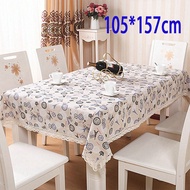 BO Groceries [SV9572] European Pastoral Fabric Lace Tablecloth Pure Cotton Linen Coffee Table Cloth 