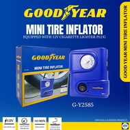 GoodYear Mini Tire Inflator Equipped with 12V Cigarette Lighter Plug
