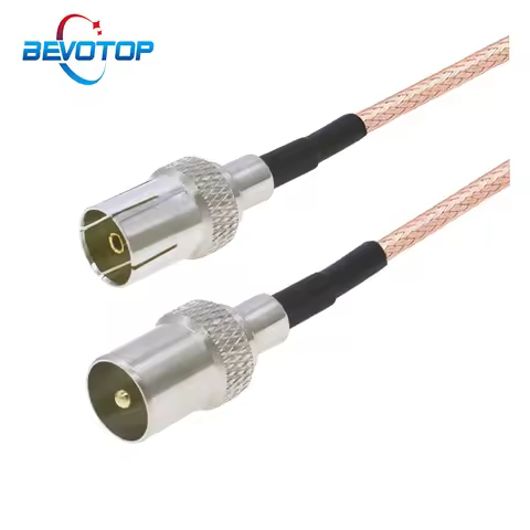 75 Ohm TV Antenna Cable TV Male Plug to TV Female Jack 75Ω RG179 Pigtail RF Coax Jumper TV Aerial Sa