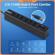 Card Reader 8in1 USB 2.0 USB Hub USB 2.0 MicroSD SD TF Card - CB220602