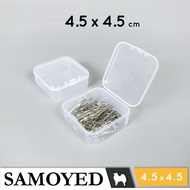 / Box PP Plastic Storage Box Small Multipurpose Storage Box 4.5 x 4.5 x 1.8 / 4.5 x 4.5 x 1.8 cm Sam