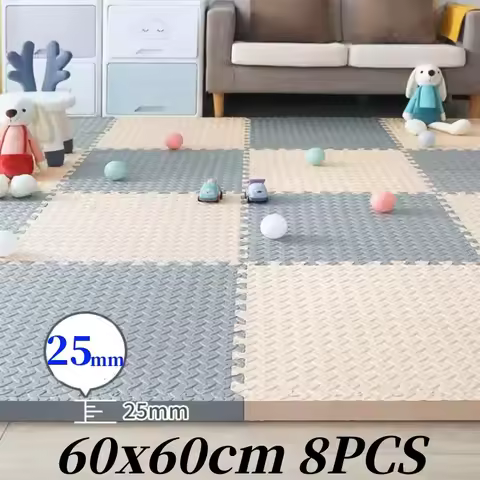 Tatame 60x60 Foam Puzzle Mats Baby Play Mat Activities Mat for Baby Game Mat Puzzle Mat Play Mats Ba