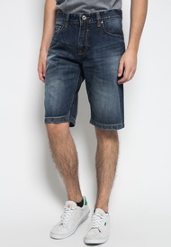 LGS-shorts jeans men-washed-whisker-dark blue-slim fit-JSS.505.P063.A467.C