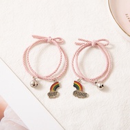 2pcs/set Rainbow Bracelet Korean Style Best Friends Bracelet Friendship Jewelry Fashion Birthday Bra